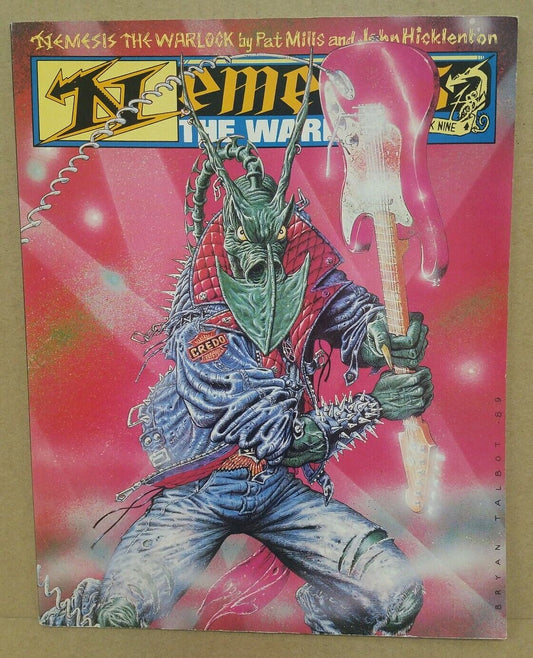 Rare Nemesis The Warlock Book 9 (1989) Pat Mills John Hicklenton Titan Books SC