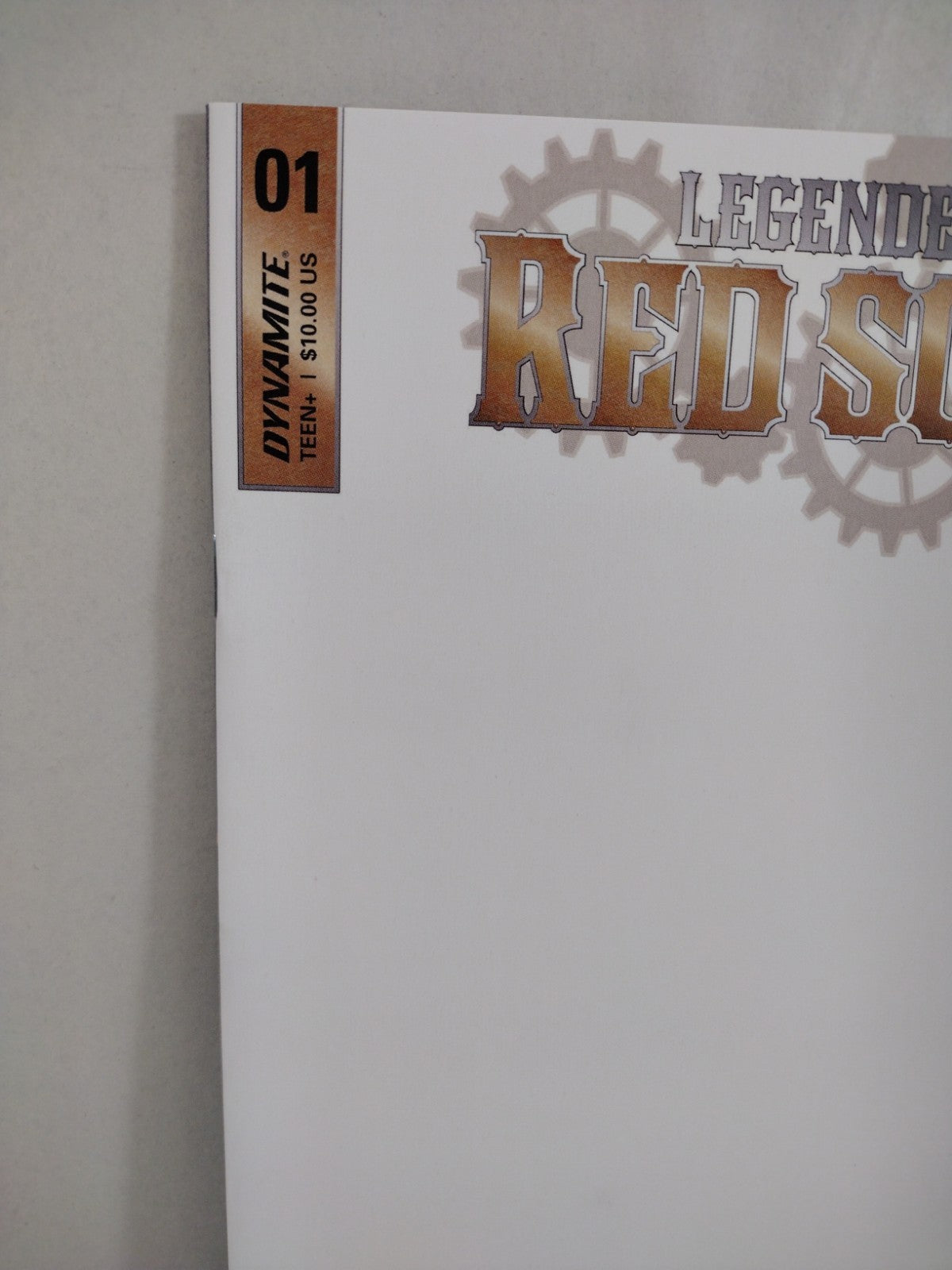 Legenderry Red Sonja #1 (2018) Dynamite Blank Sketch Variant Cover Comic New NM
