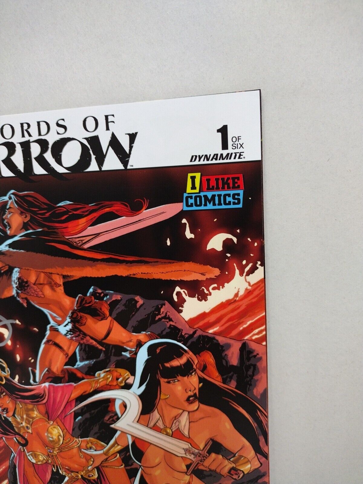 Swords Of Sorrow #1 (2015) Dynamite Comic Variant Cover U Signed Simone Woods