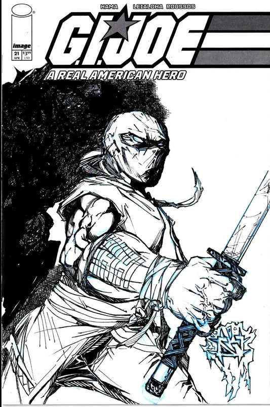 GI Joe #21 (2025) Image Sketch Cover Variant Facsimile Comic W Original JAG Art