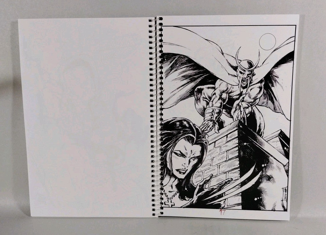 Faust Vs Calavera Blades & Blood (2007) RAW Comics Pin-up Book Signed Tim Vigil