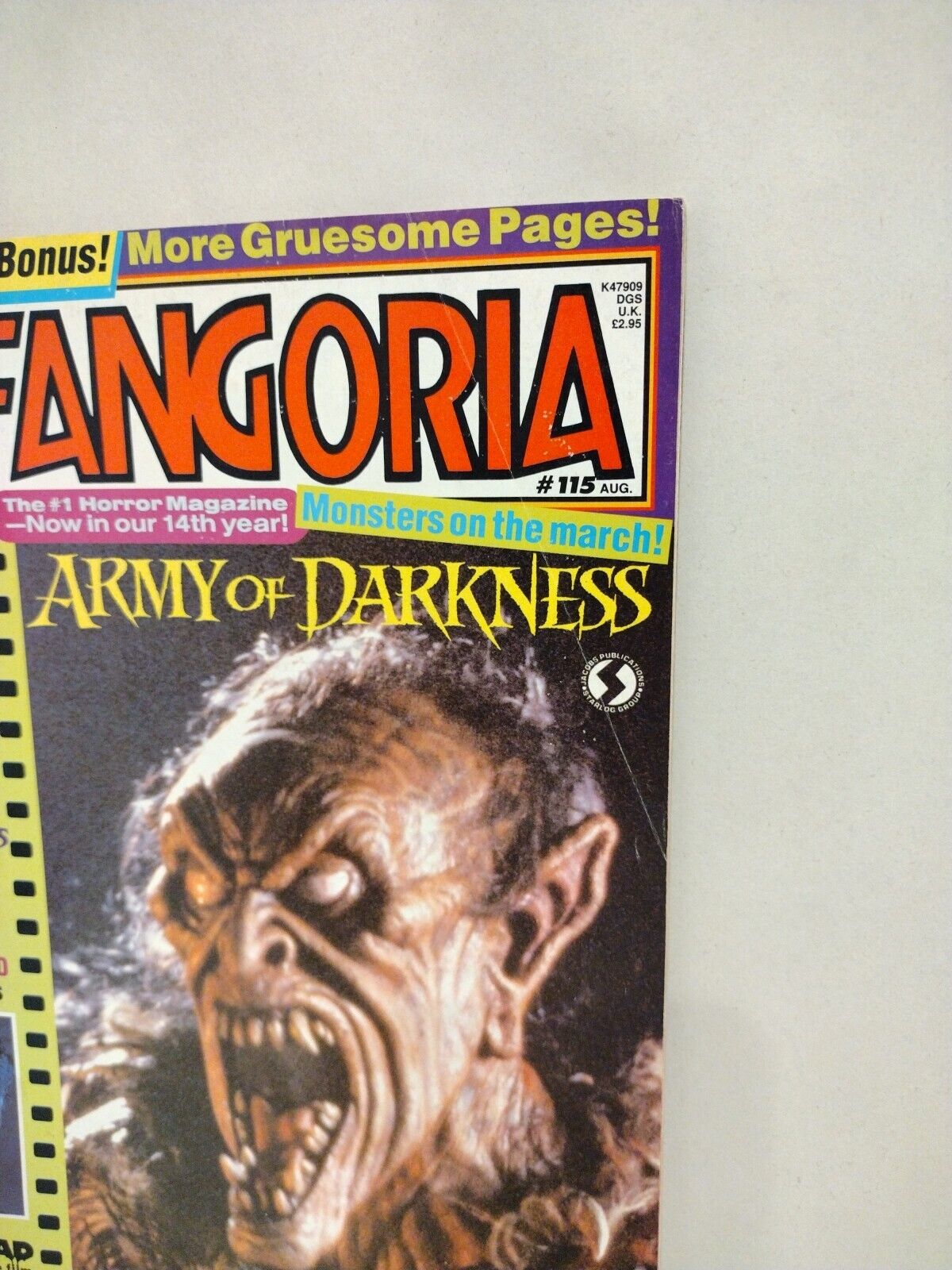 FANGORIA Magazine #115 (1992) Army Of Darkness Batman Pet Cemetery II Braindead