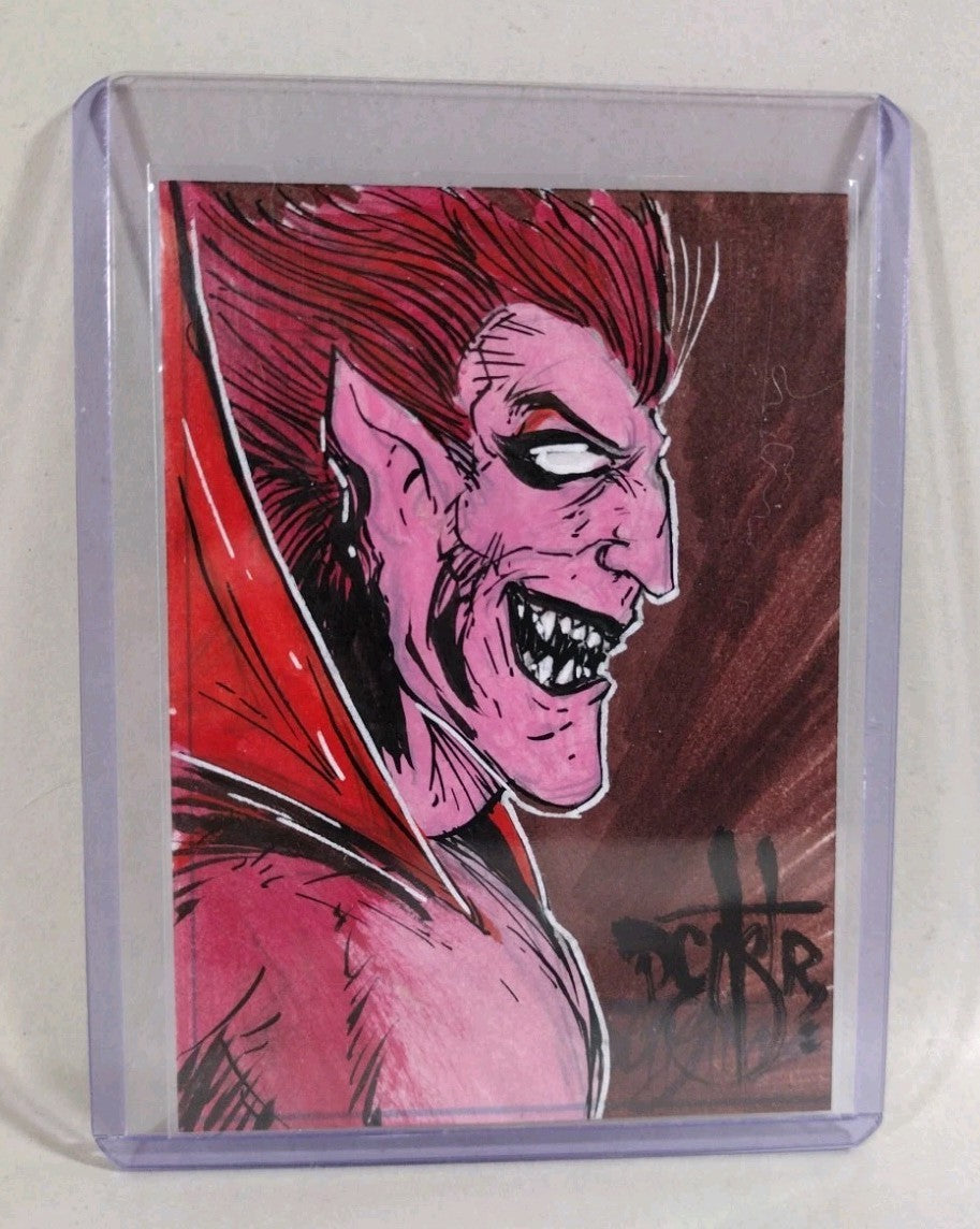 Dave Castr Crusin (2025) OAC Sketch Card W Original Marvel Mephisto Art