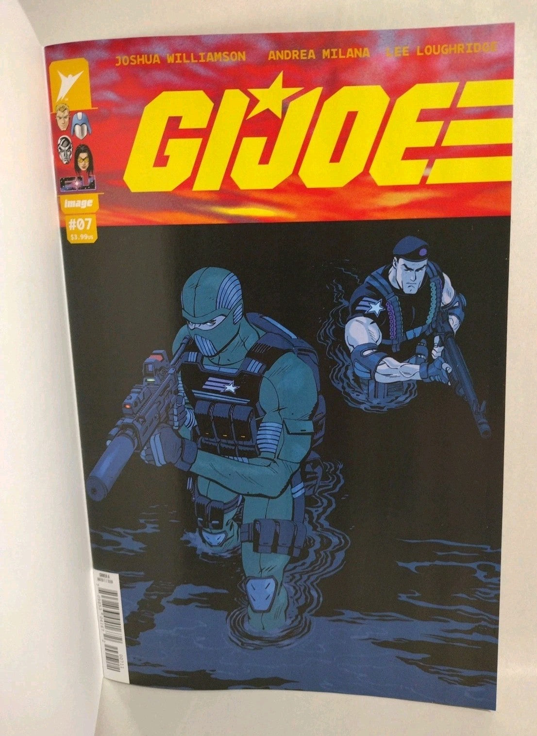 GI Joe #7 (2025) Image Sketch Cover Var Comic W Original DCastr Beach Head Art