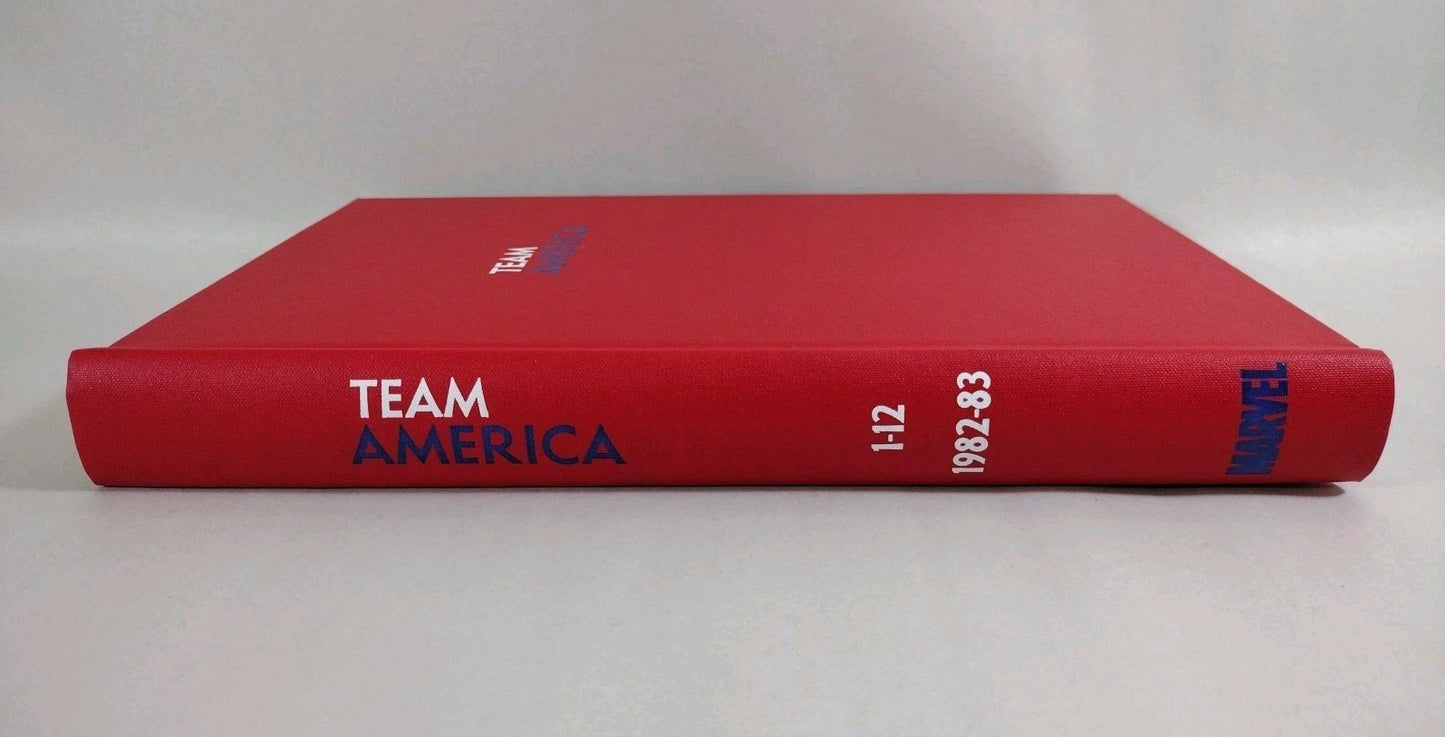Team America (1982) Marvel Complete Series Custom Bound Comic HC W Dustjacket