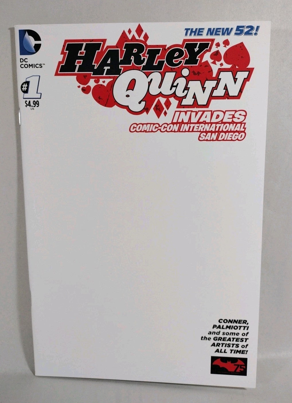 Harley Quinn Invades Comic Con International San Diego 1 (2014) Blank Variant DC