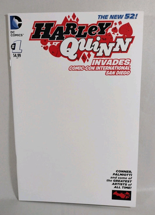 Harley Quinn Invades Comic Con International San Diego 1 (2014) Blank Variant DC