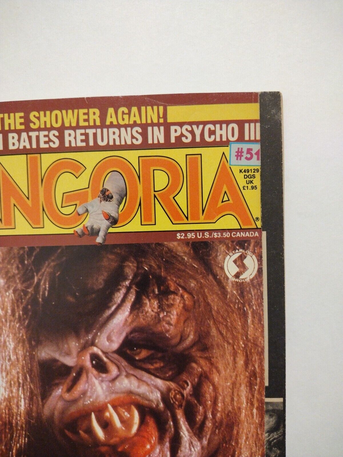 Fangoria Magazine #51 (1986) Starlog Nightmare On Elm St Poster ROTLD House