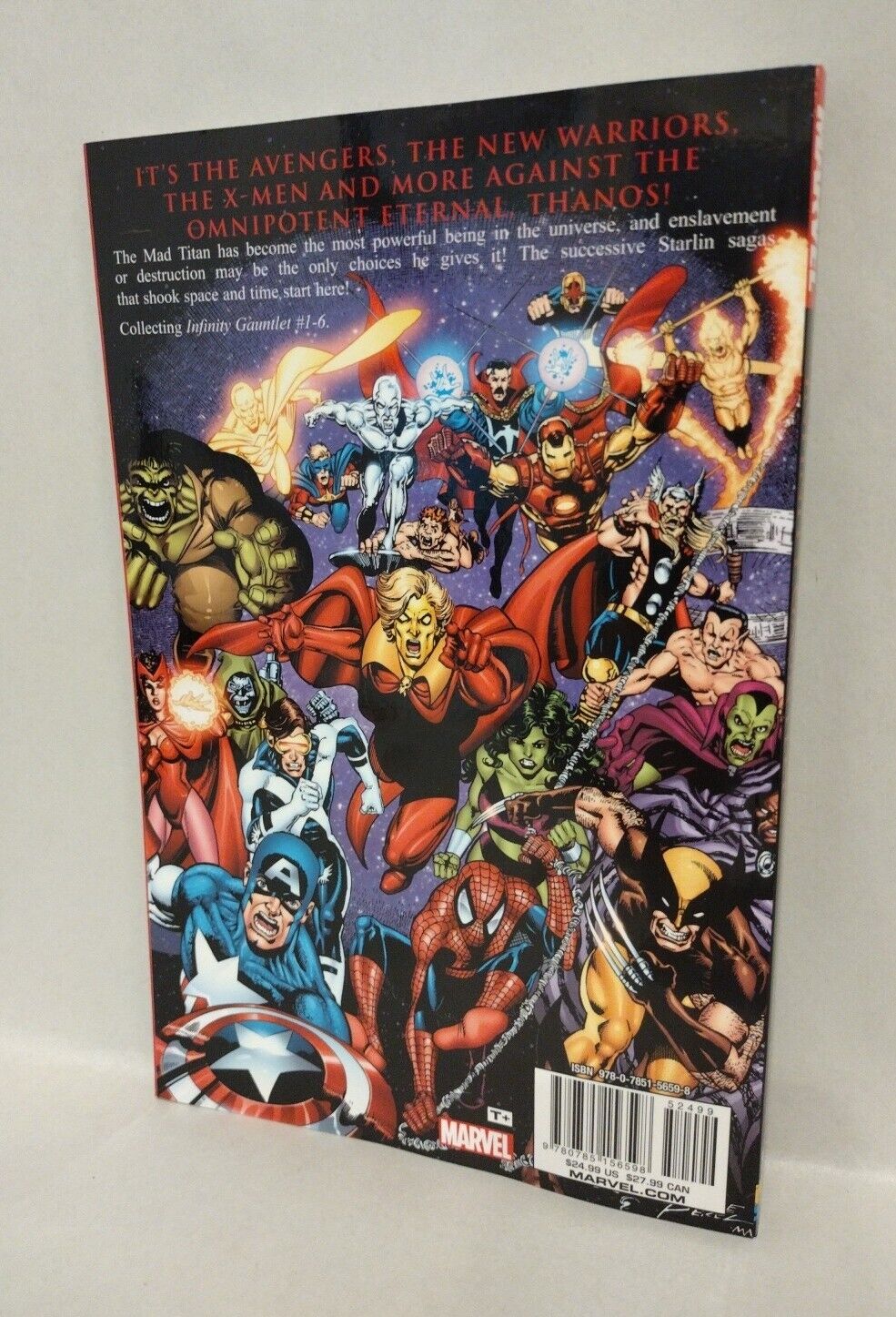 Infinity Gauntlet by George Perez (2011, Trade Paperback) New Printing (NEW)