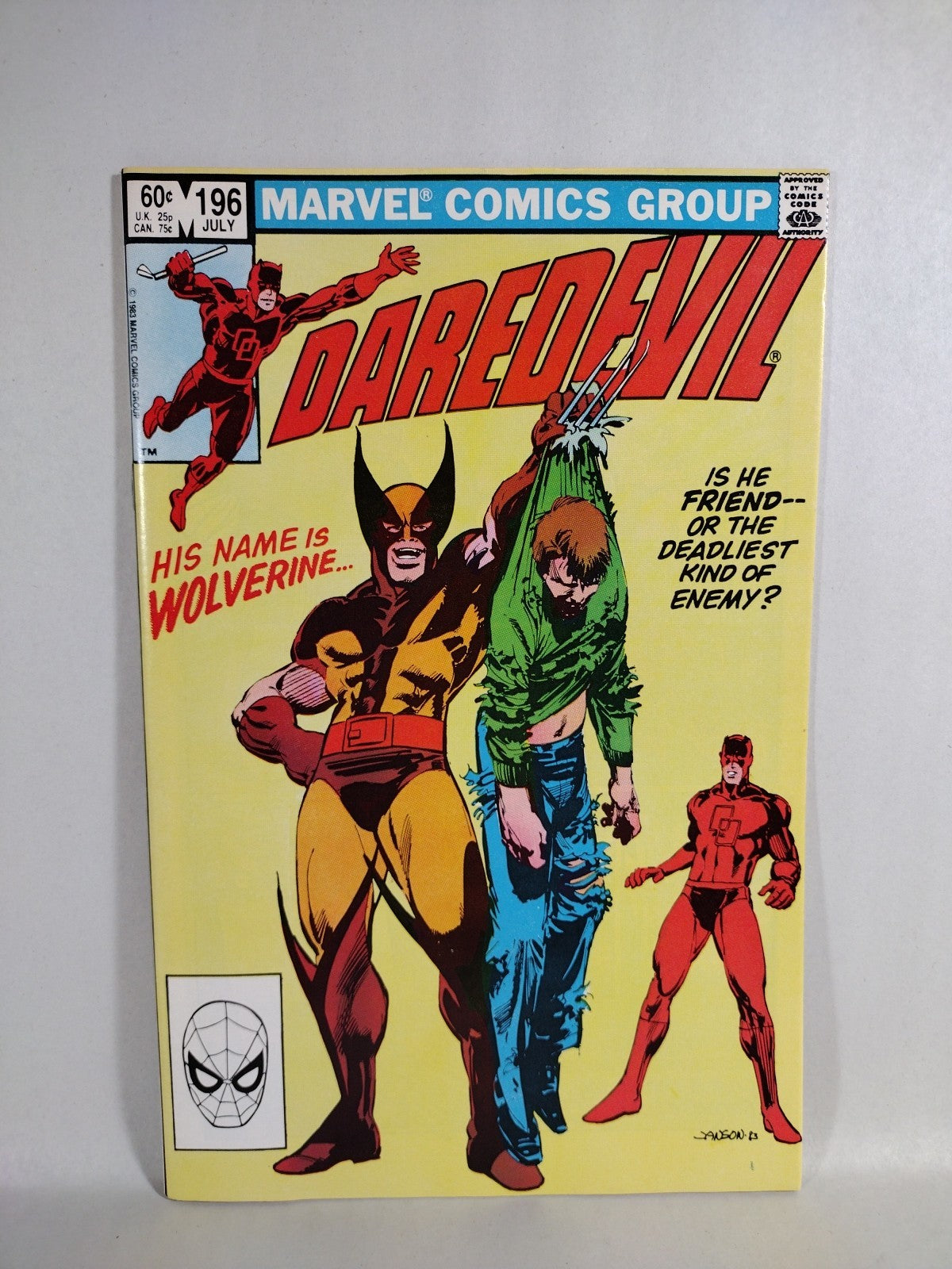 Daredevil (1983) Marvel Comic Lot Set #191 192 193 194 195 196 Wolverine VF-NM