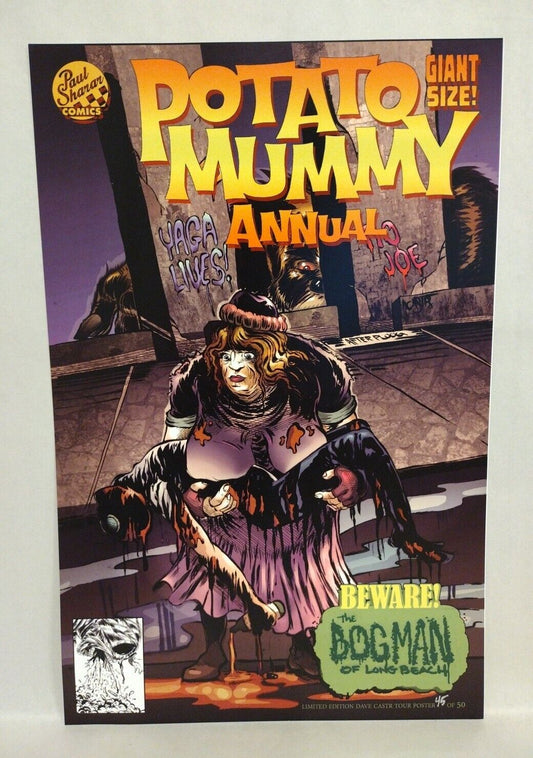 Potato Mummy Annual 11X17" Poster Print Signed & #'d LTD 50 by Dave Castr