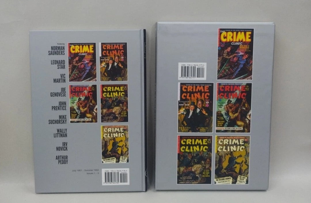 CRIME CLINIC Vol 1 (2019) PS Artbooks Slipcase Edition HC Golden Age Crime Rep