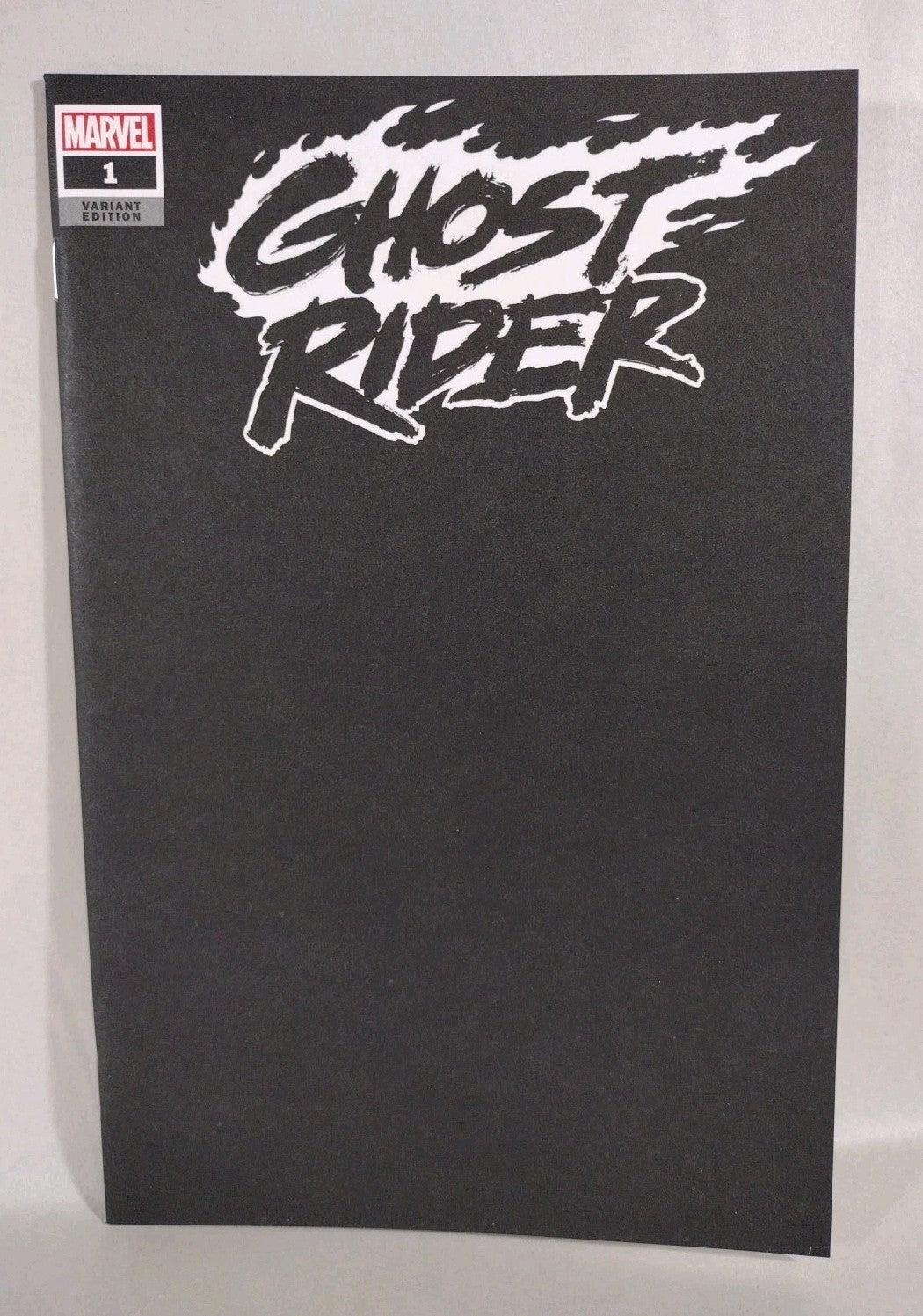 Ghost Rider #1 (2019) Marvel Black Blank Sketch Cover Variant Comic NM