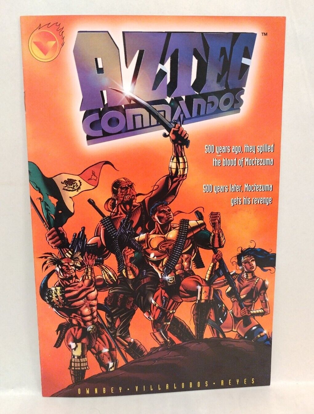 Aztec Commandos #1 (1995) Vision Ent Luis Reyes Comic Rare Chicano Superheros