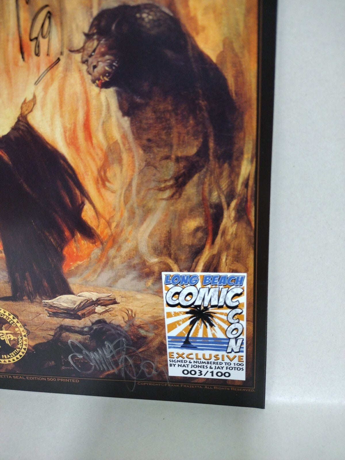 Frank Frazetta Sorcerer #1 (2009) Image Comic One Shot LBCC Exclusive Signed #'d