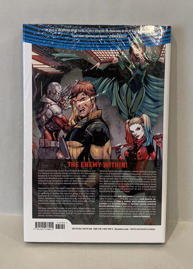 Suicide Squad Rebirth Deluxe Edition Book 2 Hardcover DC Comics 2018 New Sealed