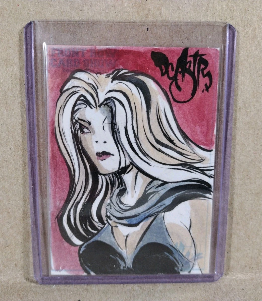 DCastr (2025) Front Row Show Exclusive Sketch Card W Original Lady Death Art