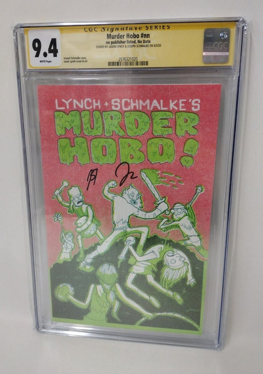 Murder Hobo Ash Can (2020) 9.4 CGC SS Joseph Schmalke Jason Lynch 1st Appearance