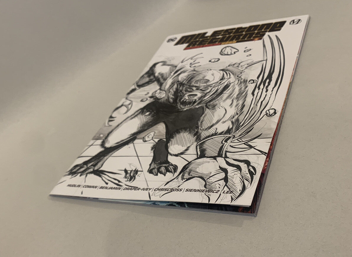 MILESTONE RETURNS INFINITE EDITION #1 Sketch Variant Cover W Original DCastr Art