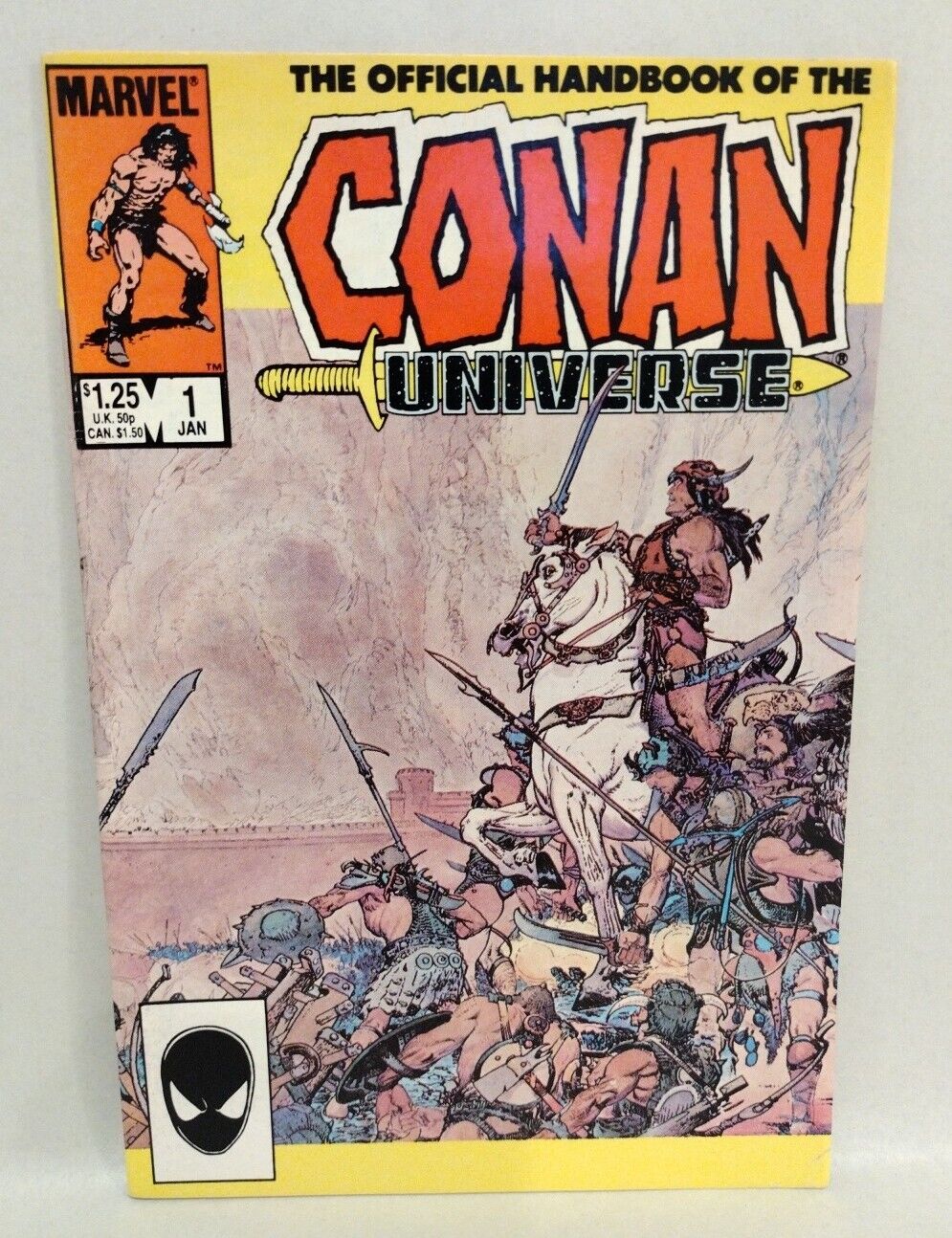 Conan Universe (1985) Marvel Comic Index Sourcebook Michael Kaluta Cover Art