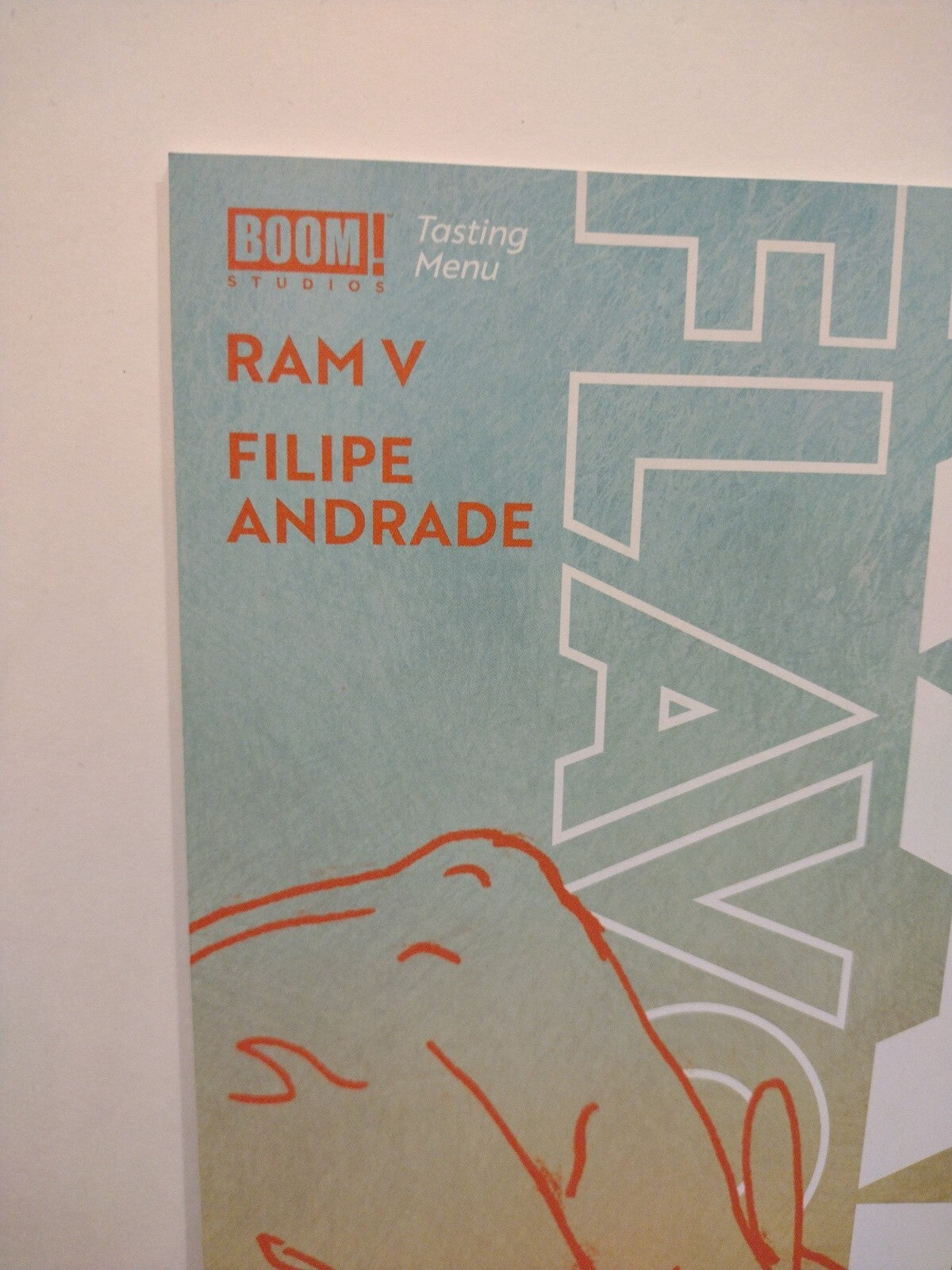 Rare Flavours Tasting Menu (2023) Boom Comic  Ashcan Filipe Andrade NM