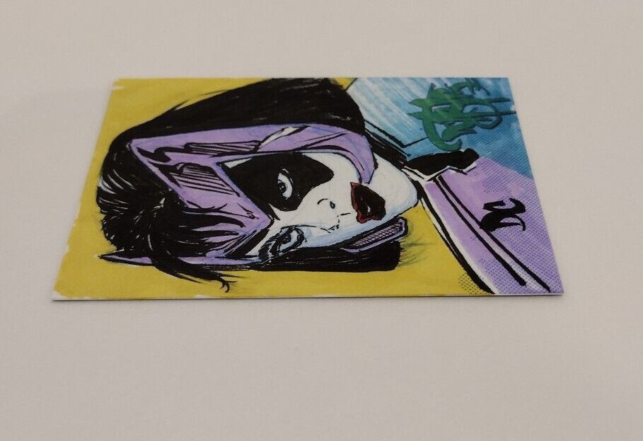 DCastr Iron Claw Series Personal Sketch Card Original 1/1 Domino Art W Holder