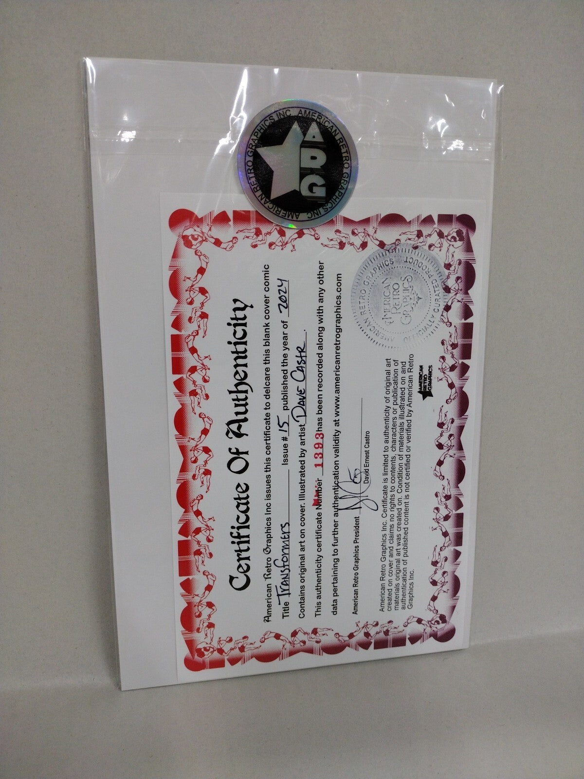 Transformers #15 (2024) Image Comic Sketch Variant Cover W Original DCastr Art