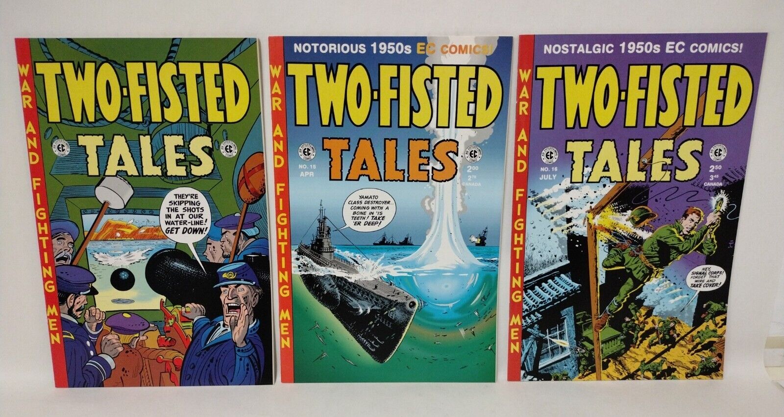 Two-Fisted Tales (1995) Gemstone EC Comic Reprint Set 11-24 Last Issue + The New