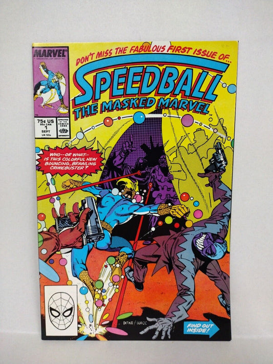 Speedball #1 (1988) Marvel Comic Robbie Baldwin Steve Ditko Roger Stern NM