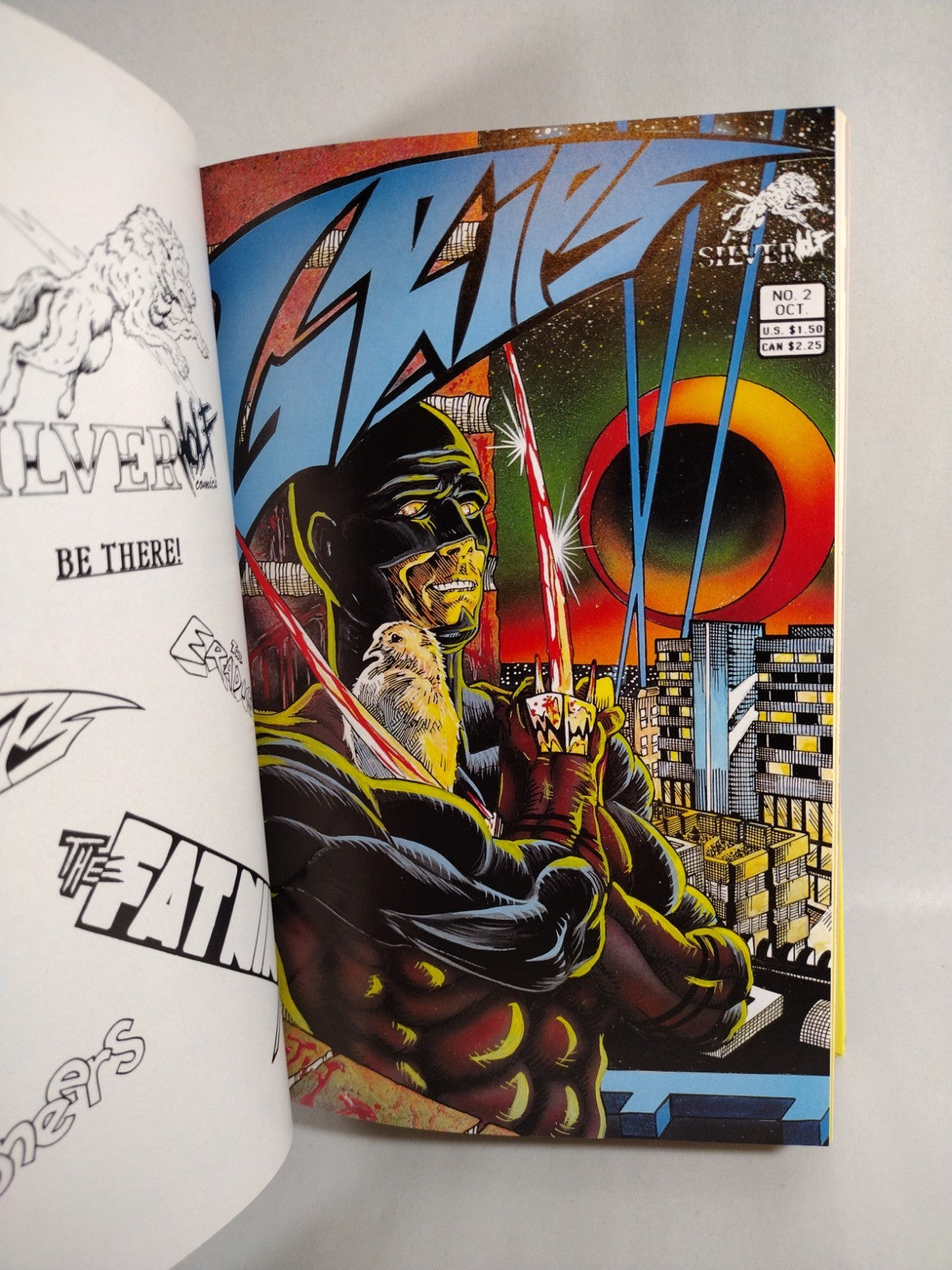 Grips (1986-1990) Custom Bound Silverwolf Comic Omnibus HC ARG DCastr Cover Art