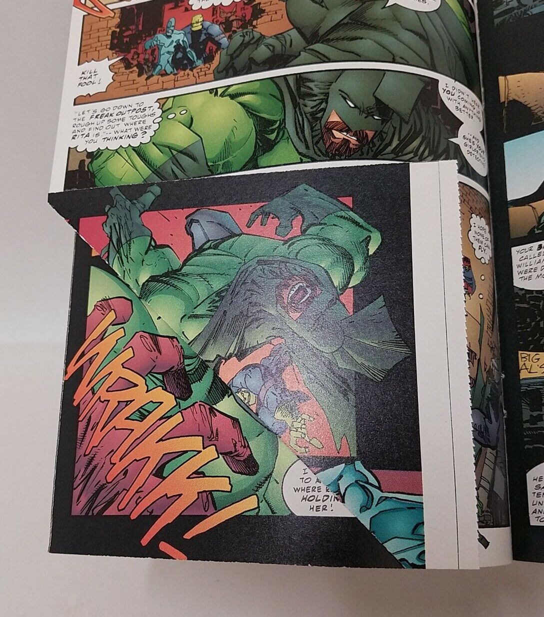 Savage Dragon (1998) #56 Image Comic Erik Larsen Miscut Fold Hidden Art Issue