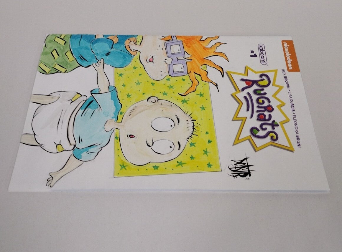 RUGRATS #1 (2017) Boom Studios Sketch Cover Variant Comic W Original DCastr Art