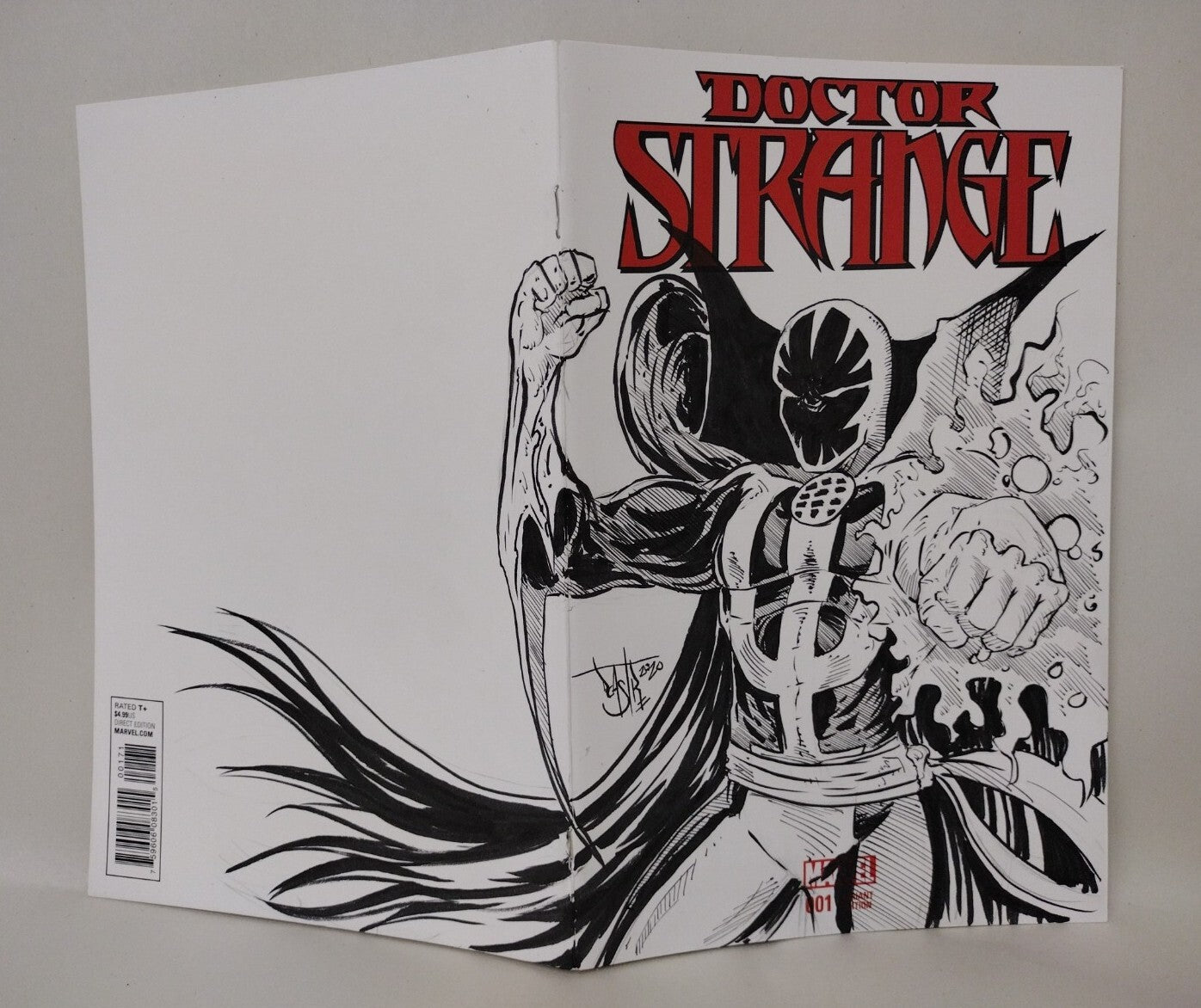 Doctor Strange (2015) #1 Blank Cover Variant Comic W Original DCastr Art ARG