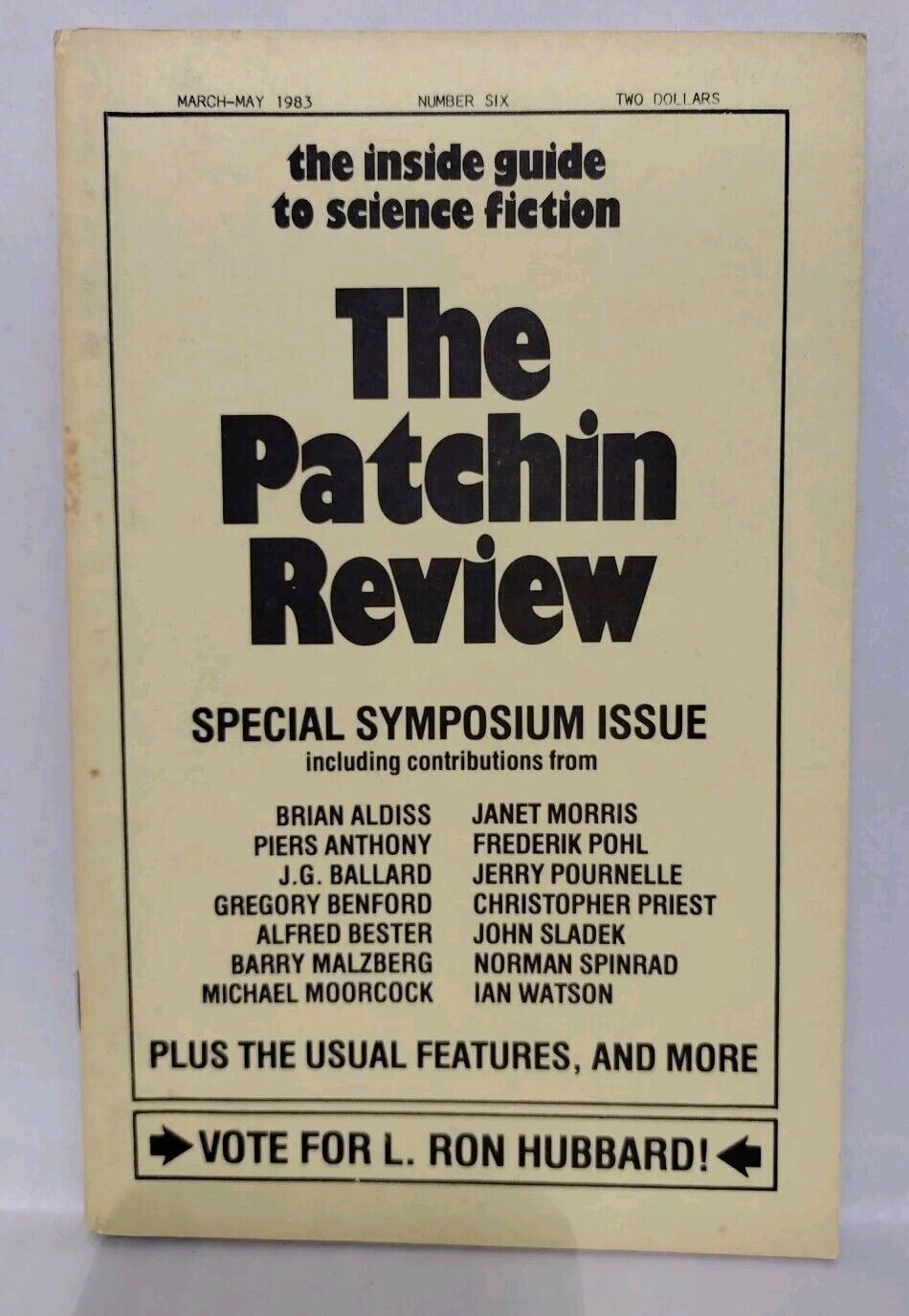 Patchin Review (1982) Charles Platt Sci-fi Zine Lot Set #4 5 6 7 Last Issue