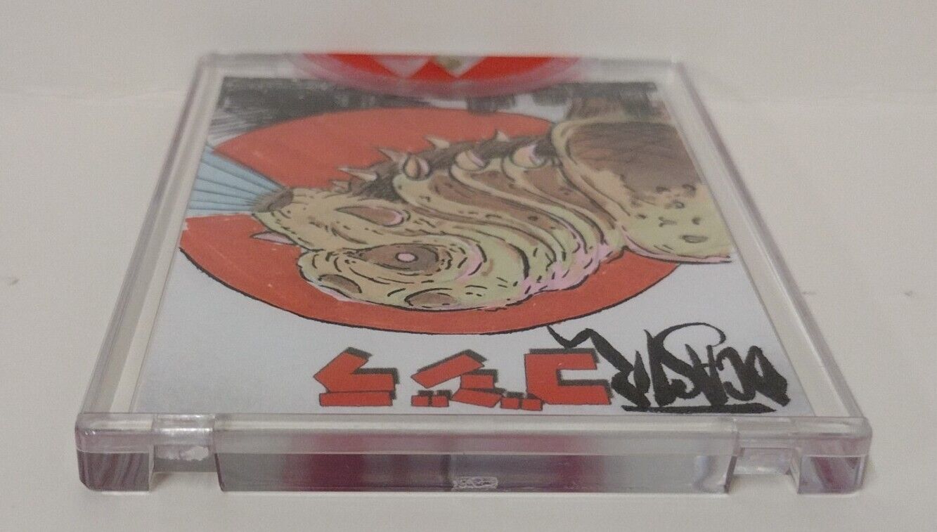 PFLB Godzilla Day (2022) Exclusive ARG Sketch Card w Original Larva Mothra Art