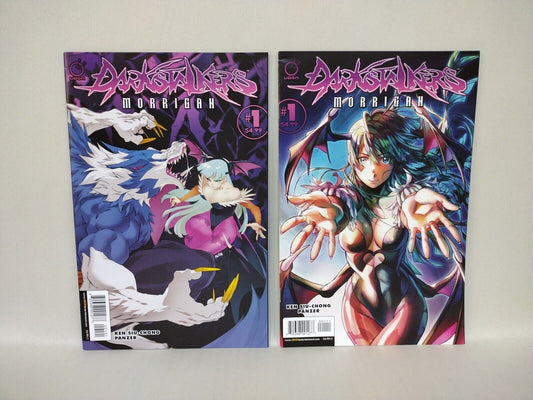 Darkstalkers Morrigan #1 (2022) Udon Capcom Comic Set Steinbach Variant VF