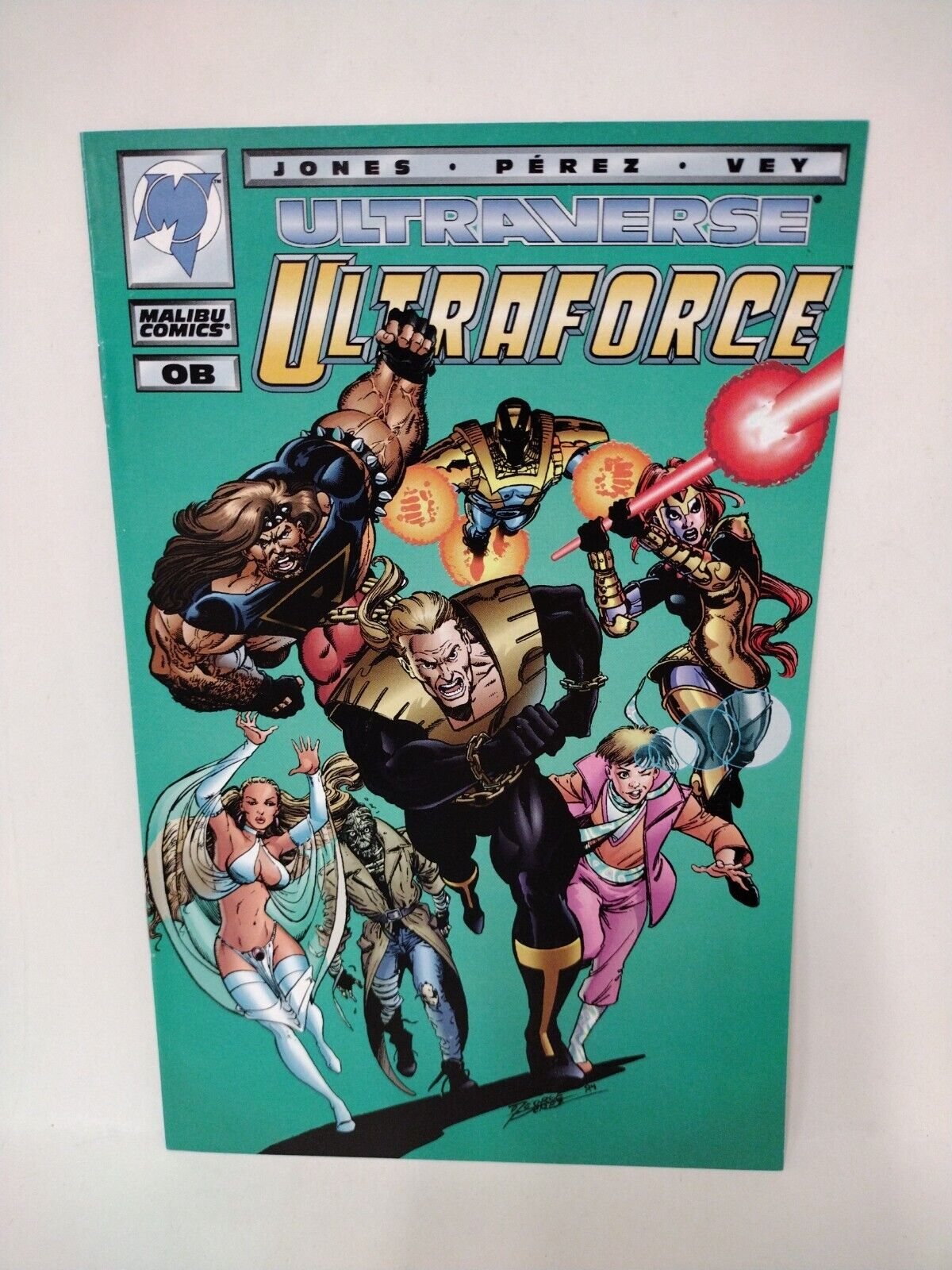 Ultraforce 0A 0B (1994) Ultraverse Malibu Comics Wizard Perez AshCan Mini VF-NM