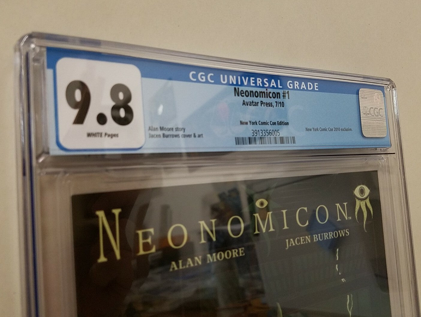 Neonomicon (2009) #1 New York ComiCon Jacen Burrows NYCC Comic Variant 9.8 CGC