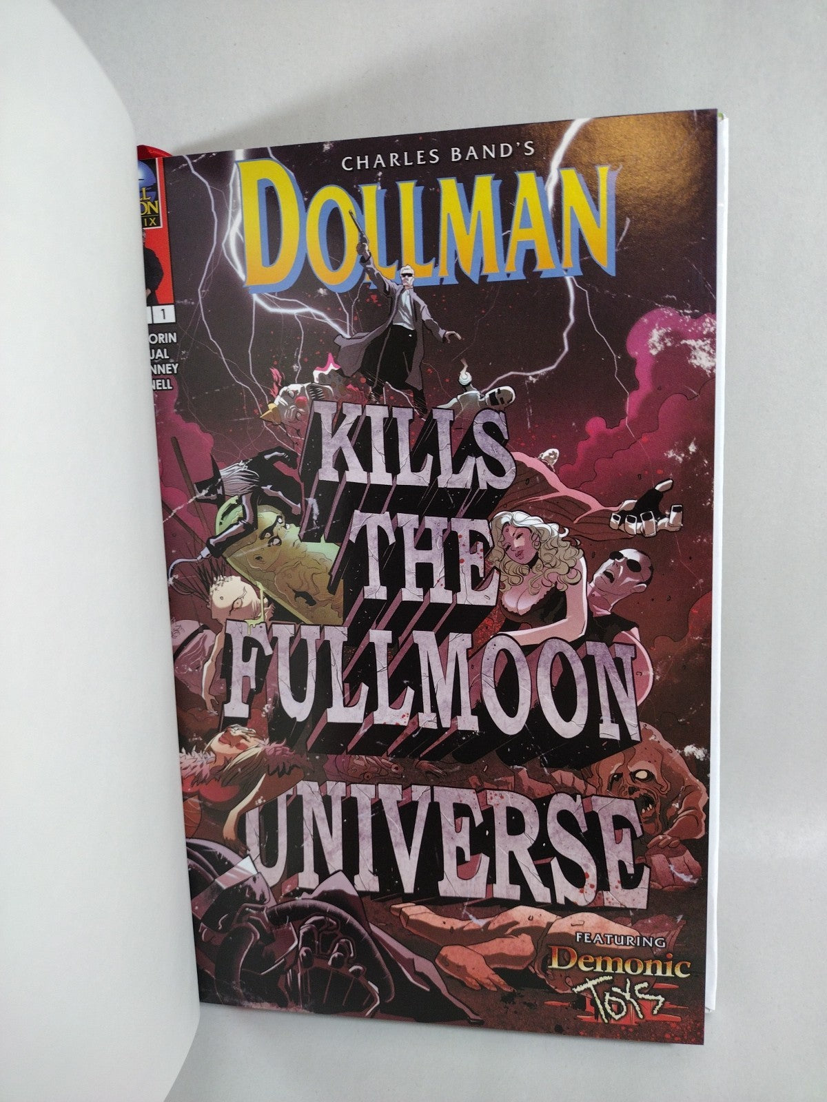 Full Moon Comix Library Edition Custom Bound Comic Hardcover ARG 165 Deadly Ten