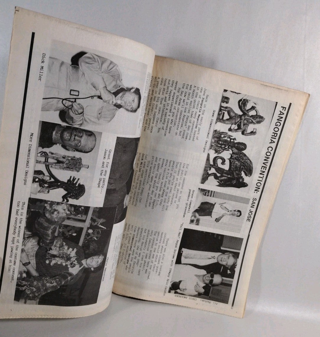 Syn Magazine (1990) Complete Newspaper Run 1 2 3 4 5 6 Horror Movie Comic Run