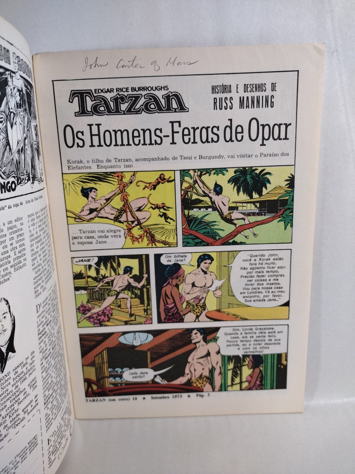 Tarzan (1973) EM Cores Brazilian DC Comic Lot #2 3 10 11 13 Special 2 Joe Kubert
