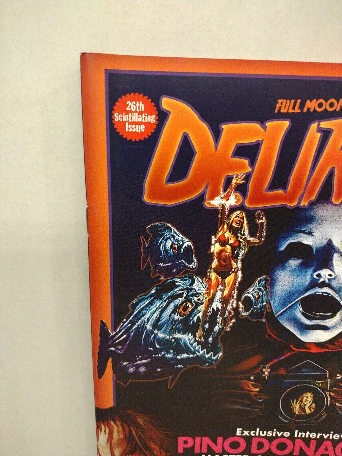 Delirium #26 (2020) Full Moon Horror Movie Magazine Pino Donaggio Exclusive 