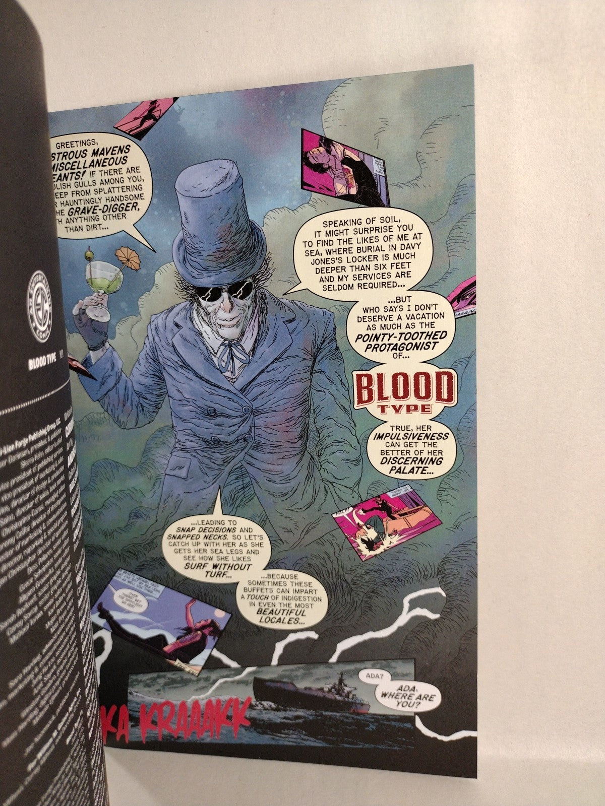 Blood Type #1 (2025) Oni EC Comic Sketch Cover Variant W Original Dave Castr Art