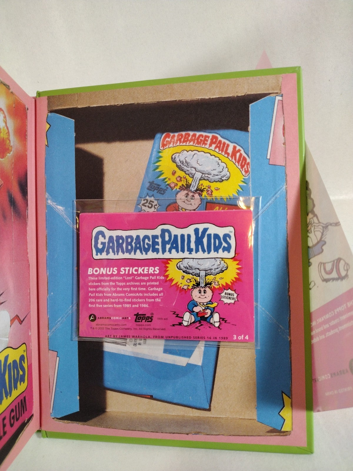 Garbage Pail Kids (2012) Abrams Topps Collection Hardcover W Trading Cards New