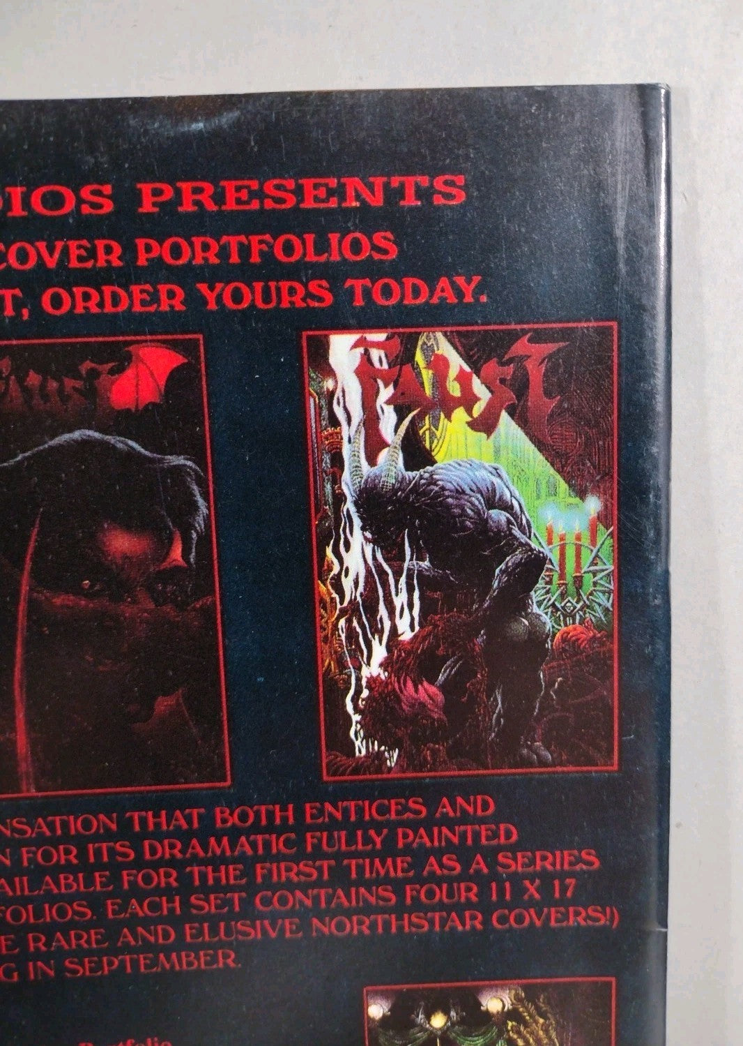 FAUST LOVE OF THE DAMNED Act 11 (1995) Rebel Studios Comic Vigil Quinn VF