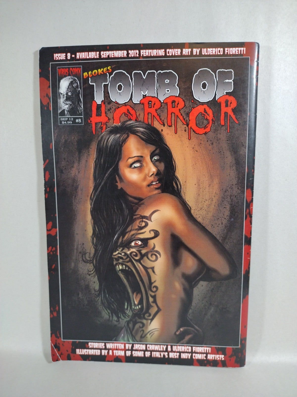 Blokes Tomb Of Terror (2009) Virus Comix Comic Lot #1 2 3 4 7 Calavera VG-VF