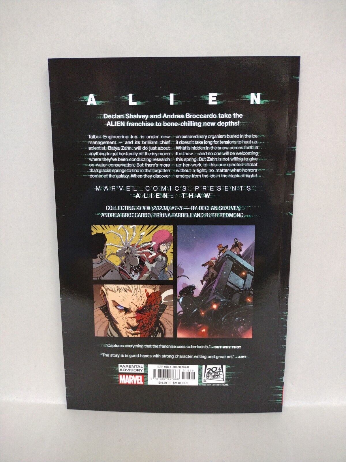 Alien: Thaw (2023) Marvel Comics TPB Shalvey & Broccardo New SC