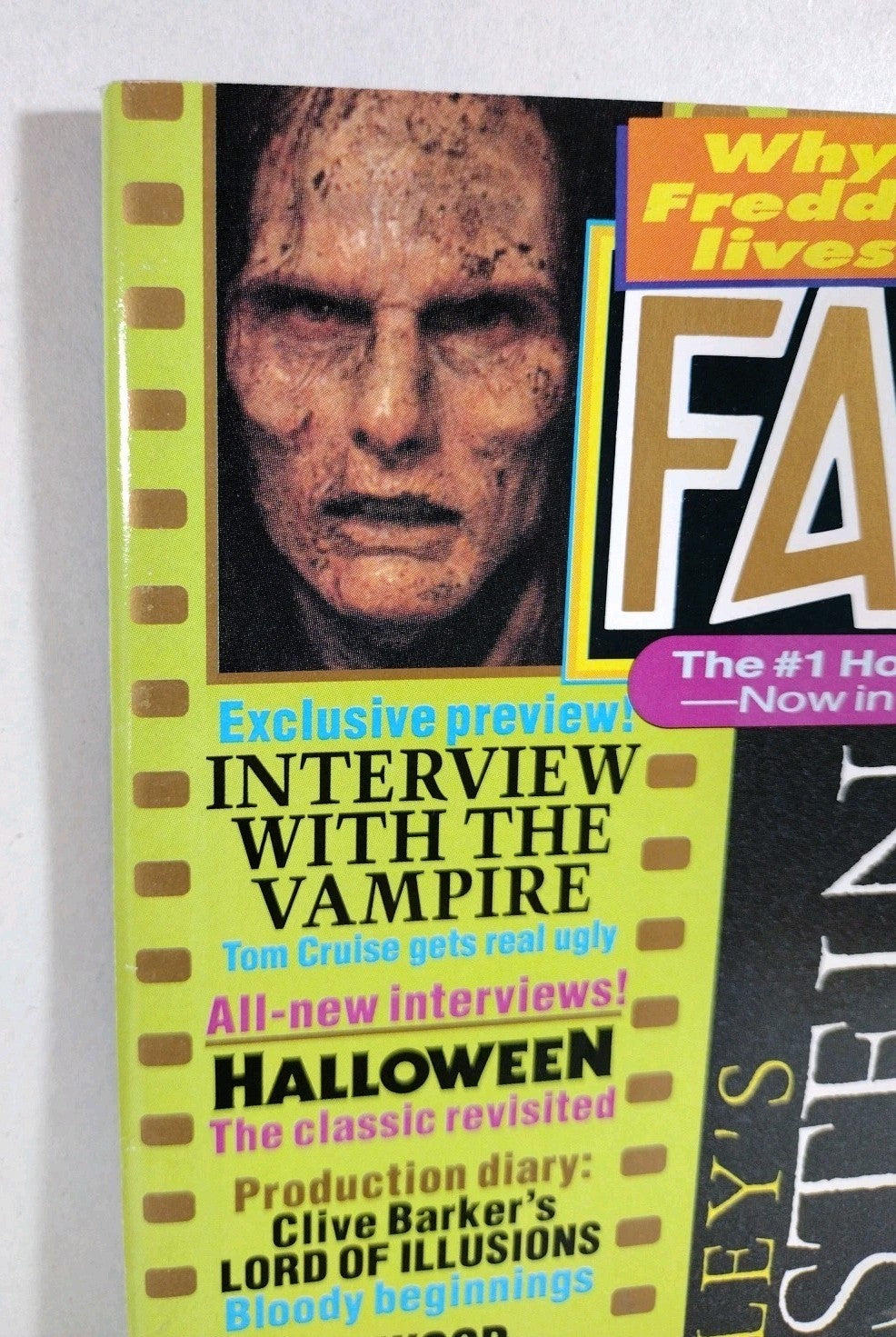 FANGORIA Magazine #138 (1994) Interview With A Vampire Frankenstein Halloween