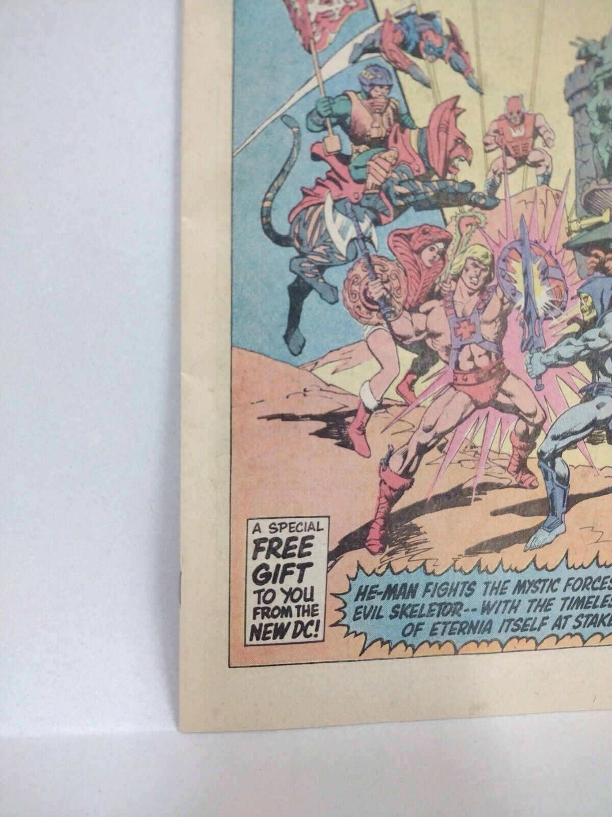 Masters Of The Universe (1982) DC Comics He-Man Preview Superman Appearance