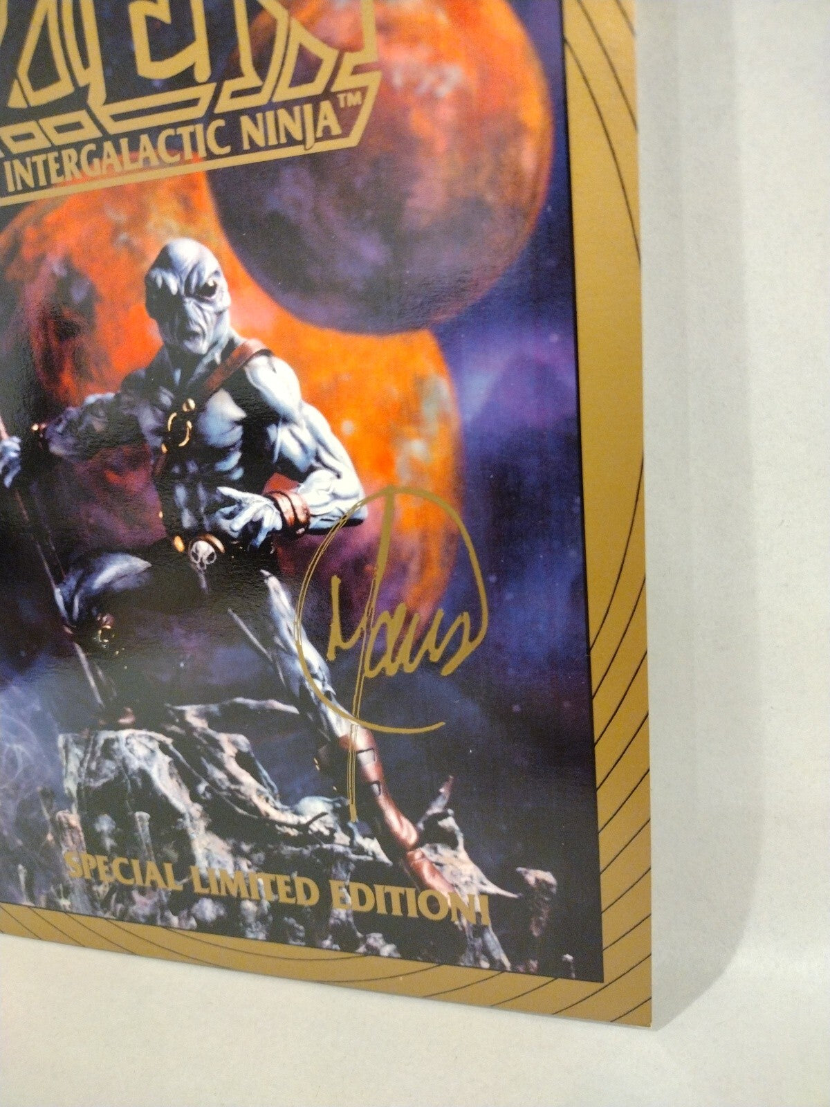 Zen Intergalactic Ninja 0 (1993) Entity Comic Special Signed Bill Maus NM